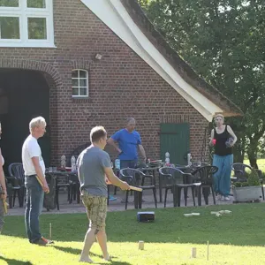 Spielaction auf der Gästewiese